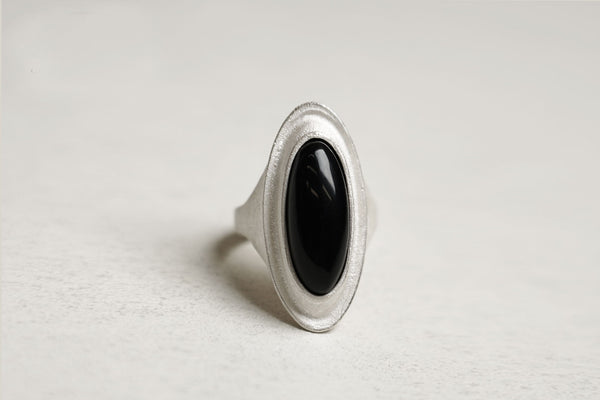 OLIO E ACETO sterling silver black stun star OA08F14 POEA1